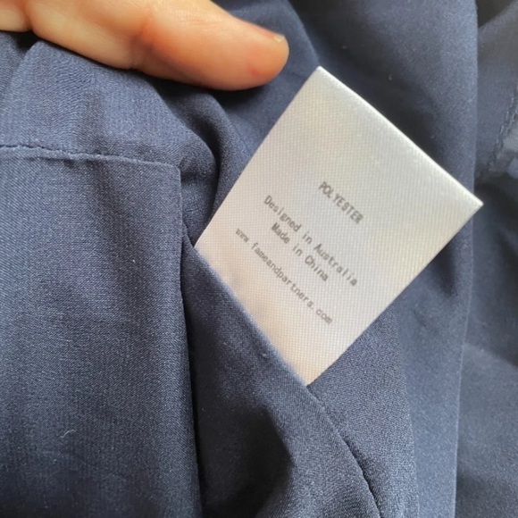 NWT Fame And Partners Maxi Dress Size 2 Navy Blue Cutout Caged Back Formal Gown - Picture 6 of 11